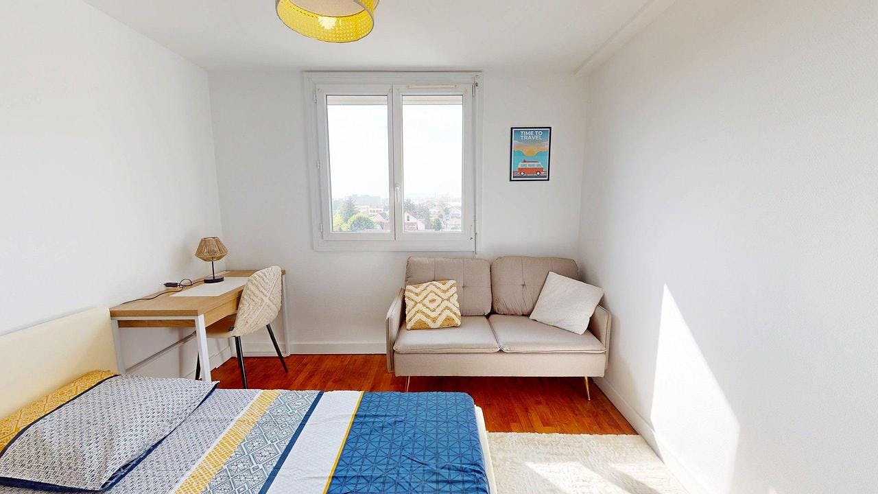 Single room Dijon, 1 bed, 10m² — photo 3
