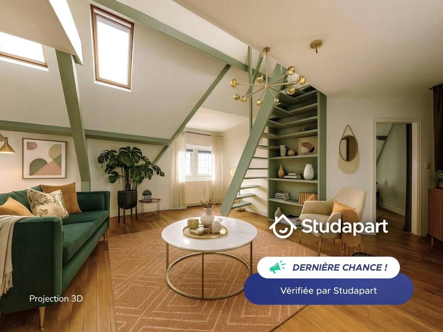 Appartement à louer pour 925 €/mois à Reims, Rue Saint-Sixte