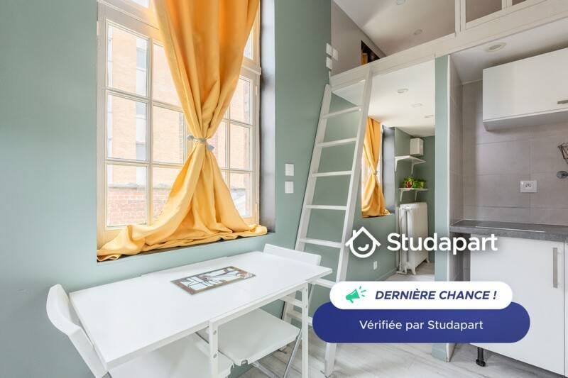 Appartement te huur voor € 590 per maand in Lille, Place Cormontaigne