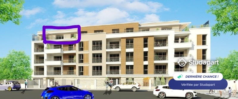 Appartement te huur voor € 990 per maand in Noisy-le-Grand, Avenue Médéric