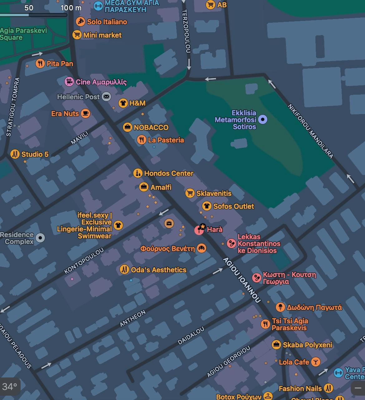 Stanza condivisa in affitto a 700 € al mese a Agía Paraskeví, Agiou Ioannou