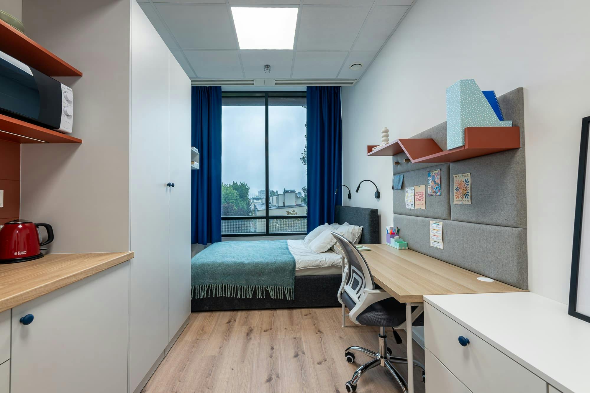 Studio à louer pour 845 €/mois à Warsaw, Żwirki i Wigury