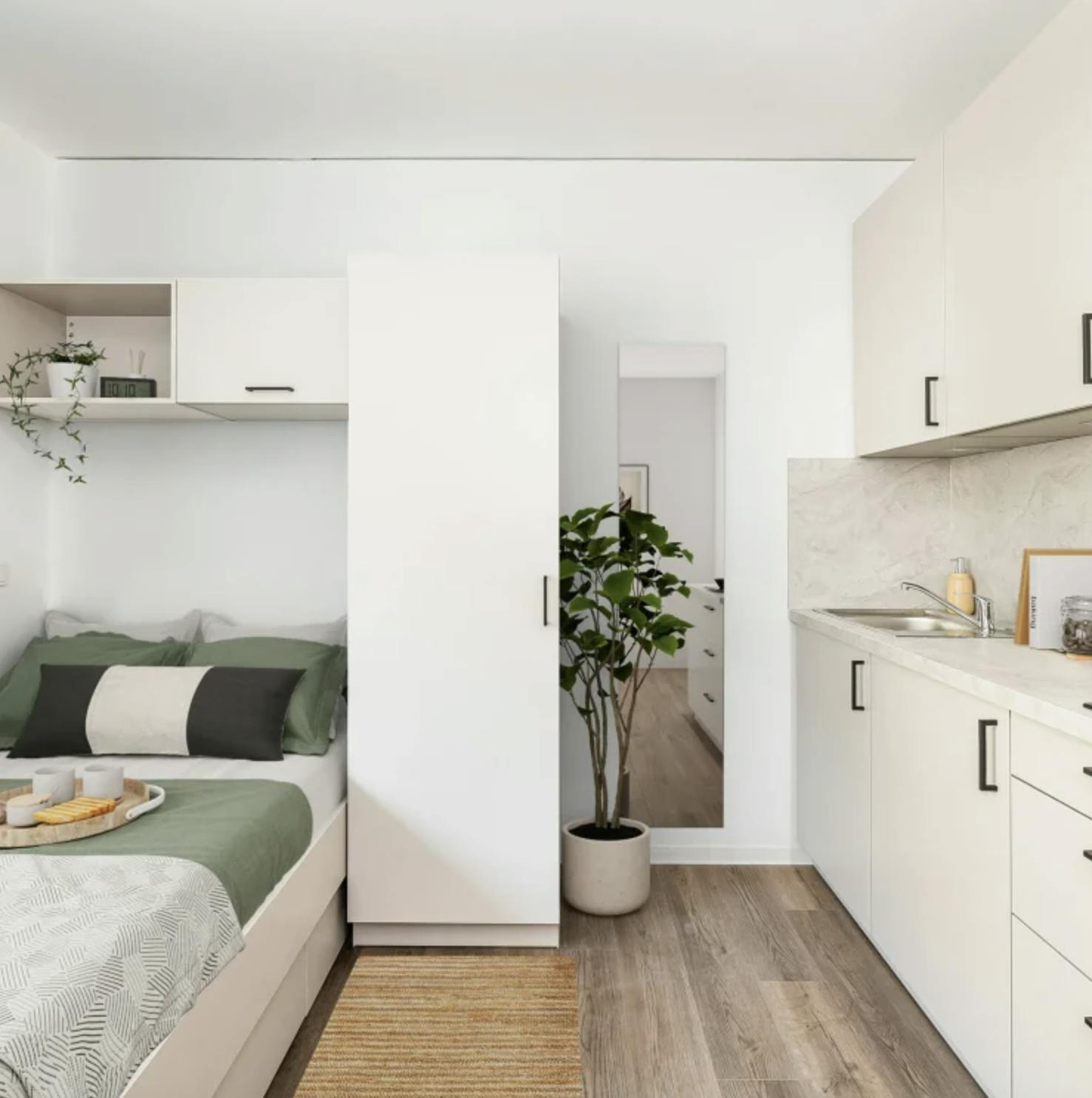 Studio for rent for €820 per month in Berlin, Ontarioseestraße