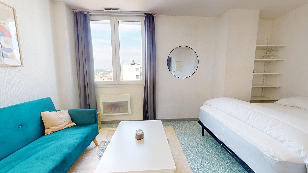 Studio for rent on Boulevard des Tchécoslovaques, Lyon - Widok 4
