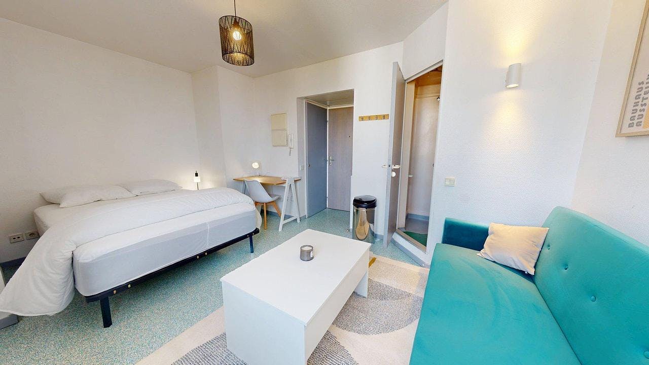 Studio for rent on Boulevard des Tchécoslovaques, Lyon - Widok 3