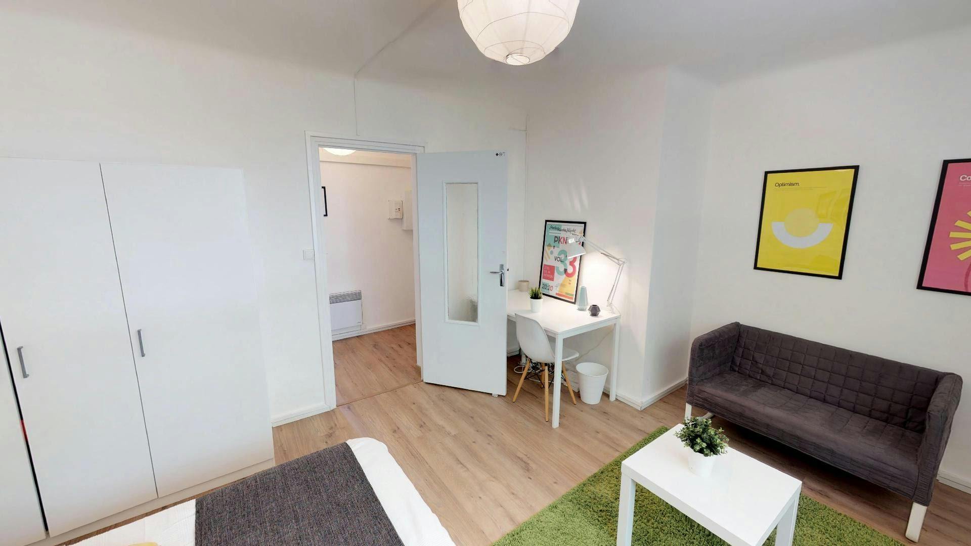 Single room Montpellier, 1 bed, 18m² — photo 8