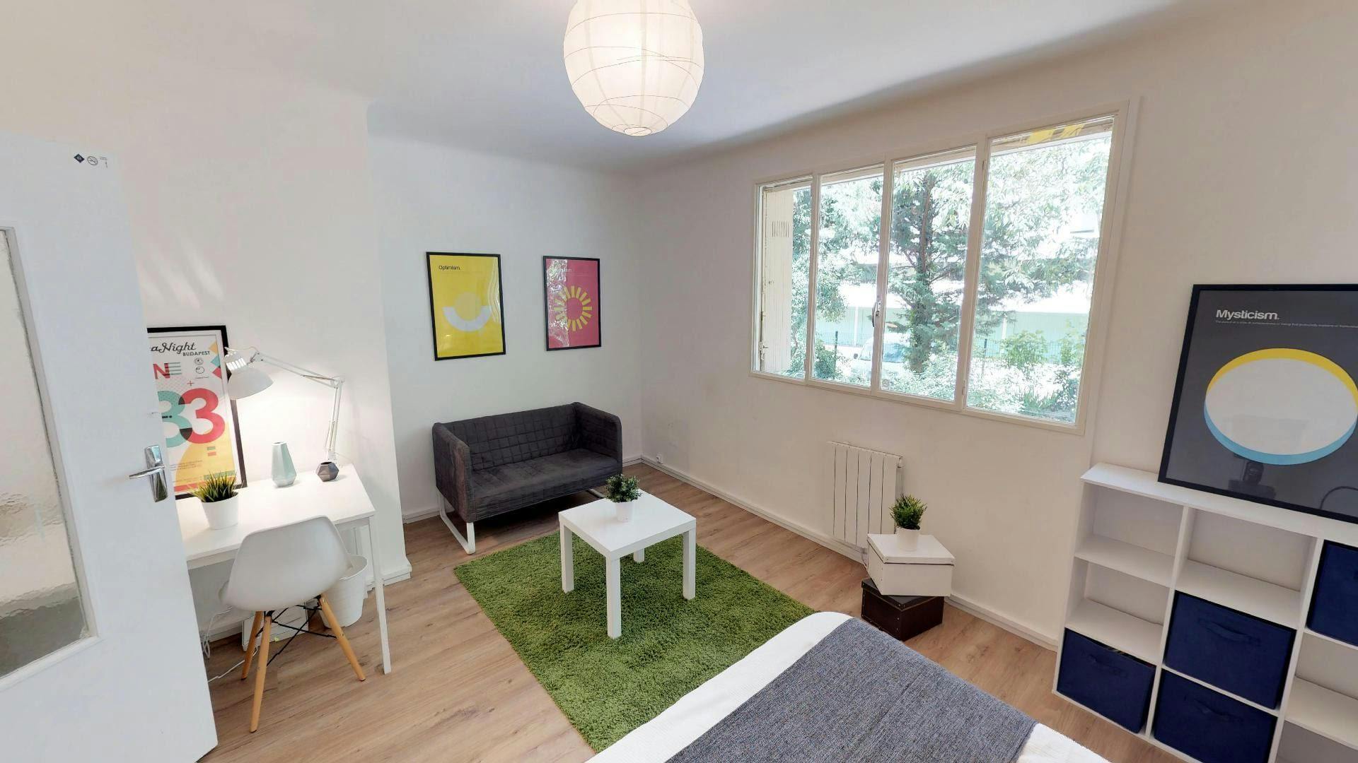 Single room Montpellier, 1 bed, 18m² — photo 9