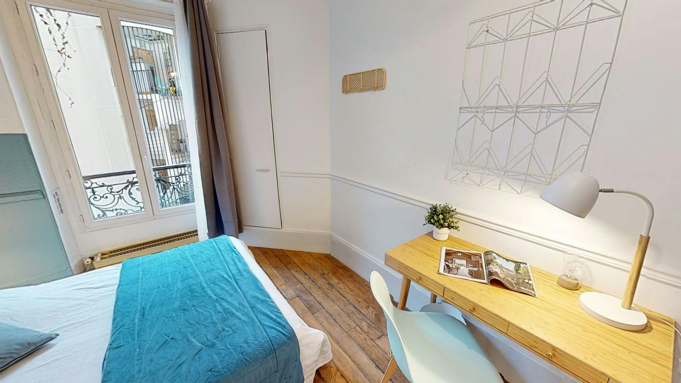 Single room Paris, 1 bed, 11m² — photo 10
