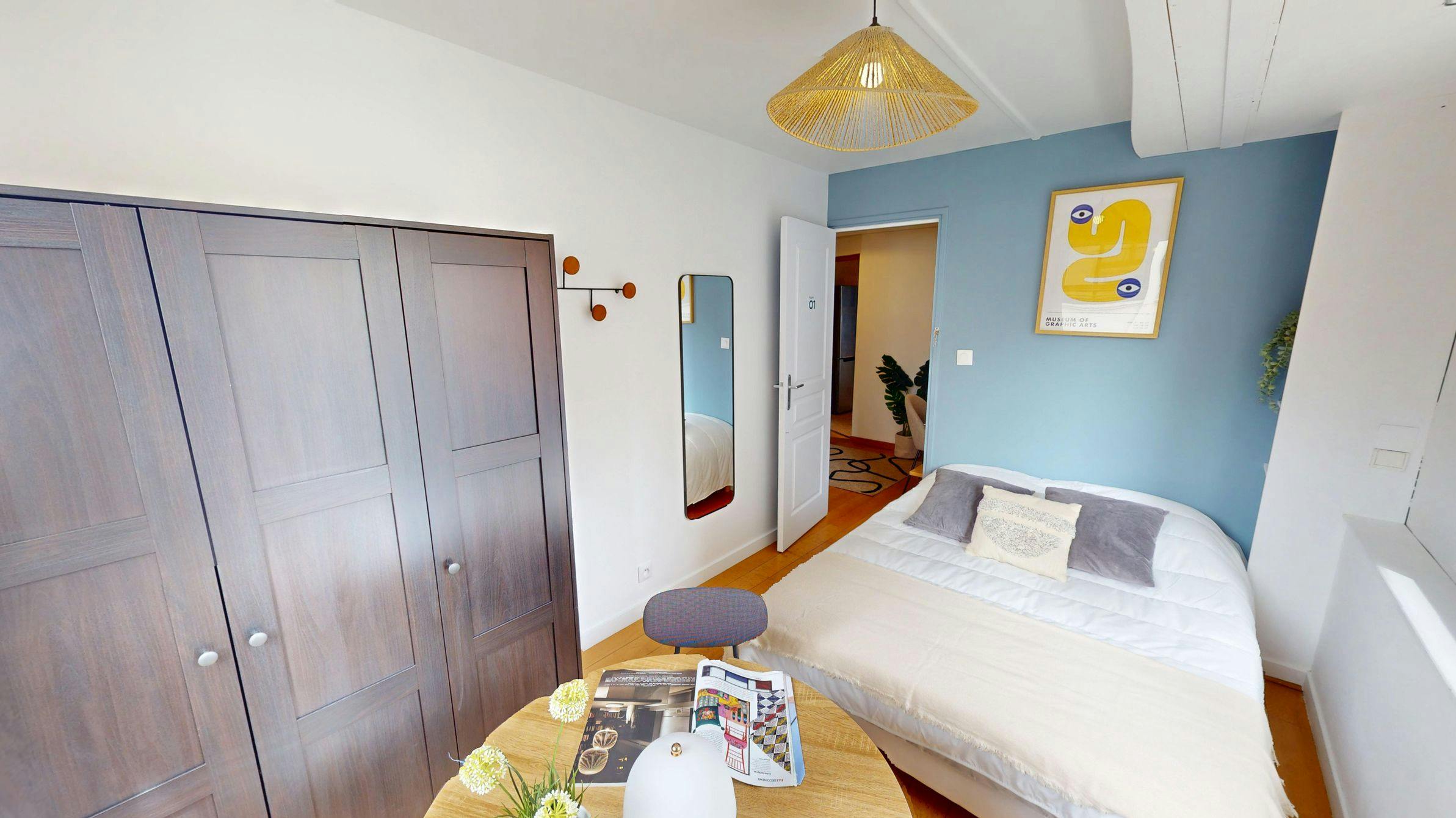 Single room Paris, 1 bed, 11m² — photo 4