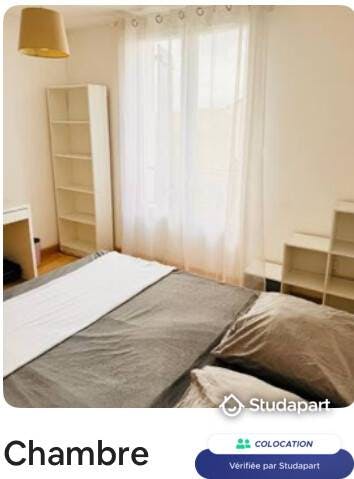 Private room for rent for €450 per month in Villepinte, Rue le Brix