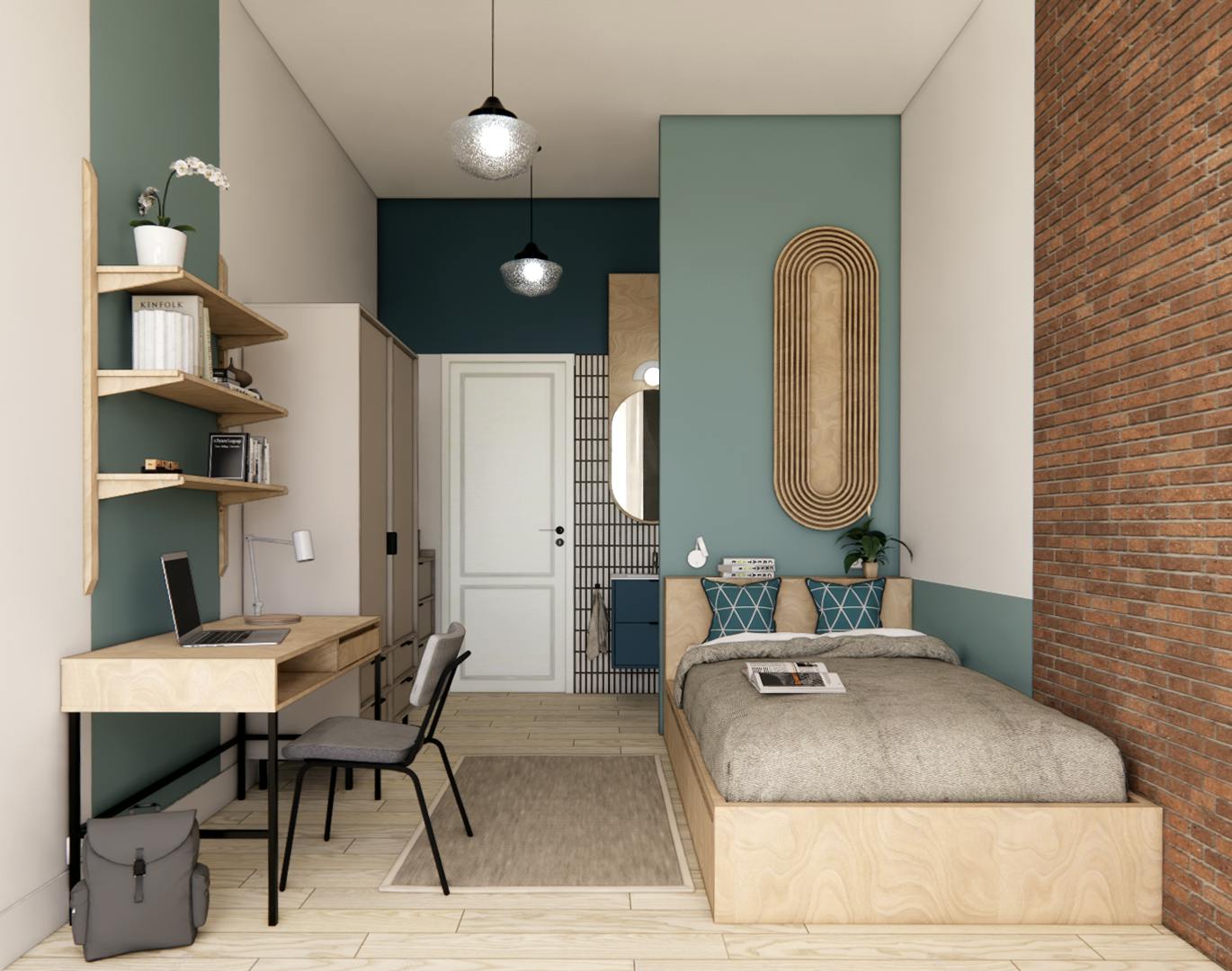 Single room Brussels, 1 bed, 13m² — photo 7