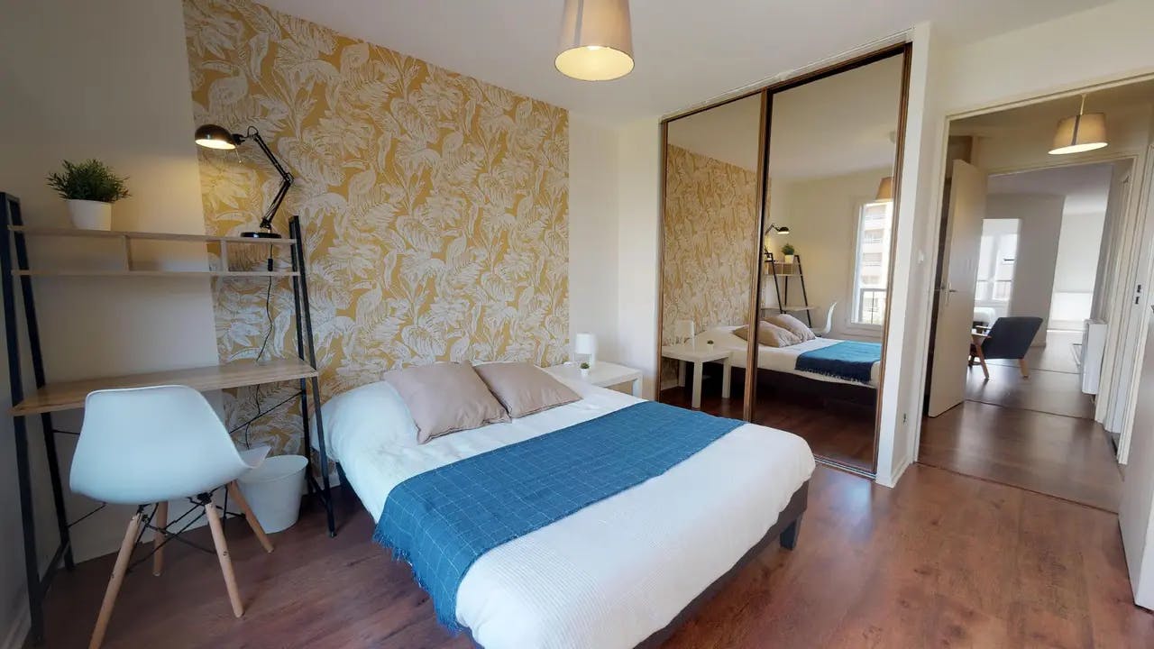 Chambre privée à louer pour 543 €/mois à Villeurbanne, Rue des Teinturiers