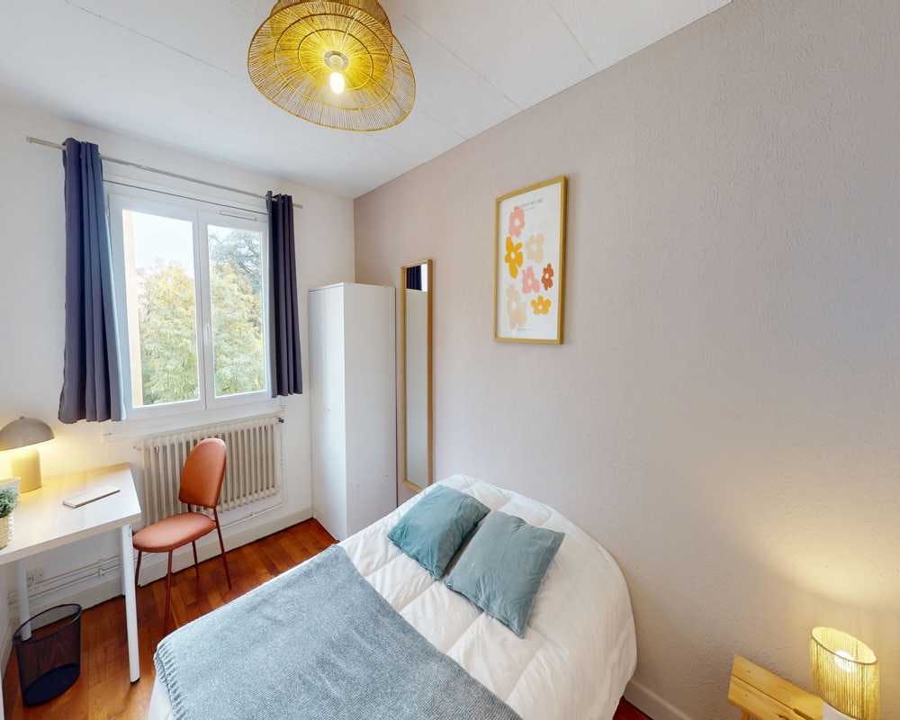 Cameră privată de închiriat pentru 345 EUR pe lună în Lyon, Rue d'Austerlitz