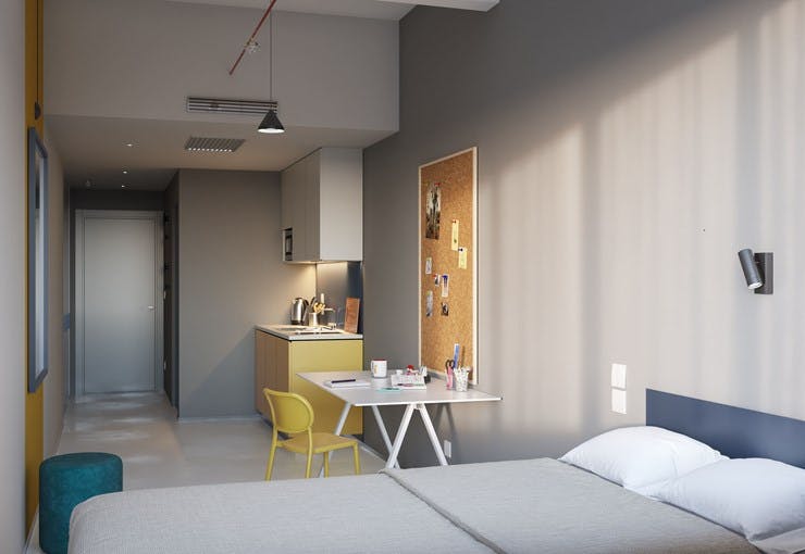 Garsonieră de închiriat pentru 1.300 EUR pe lună în Florence, Via Giuseppe Tartini