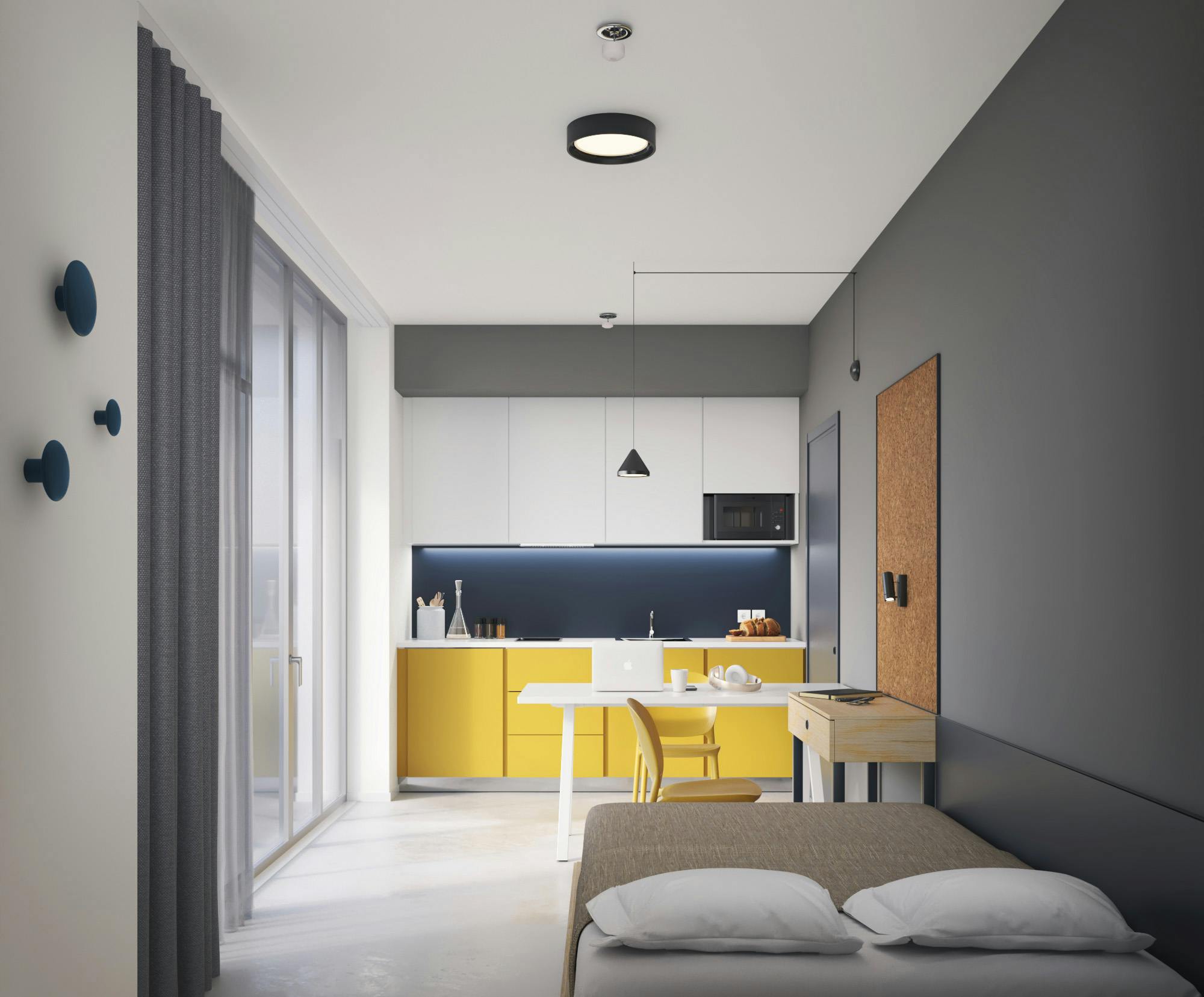 Garsonieră de închiriat pentru 1.550 EUR pe lună în Florence, Via Giuseppe Tartini