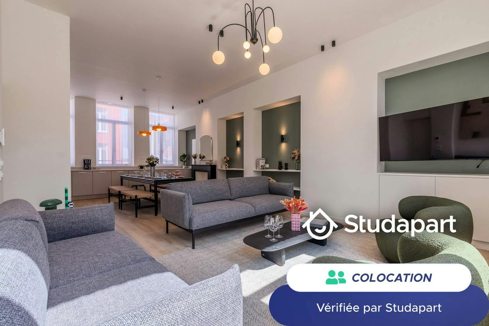 Private room for rent for €790 per month in Lille, Rue de Valmy