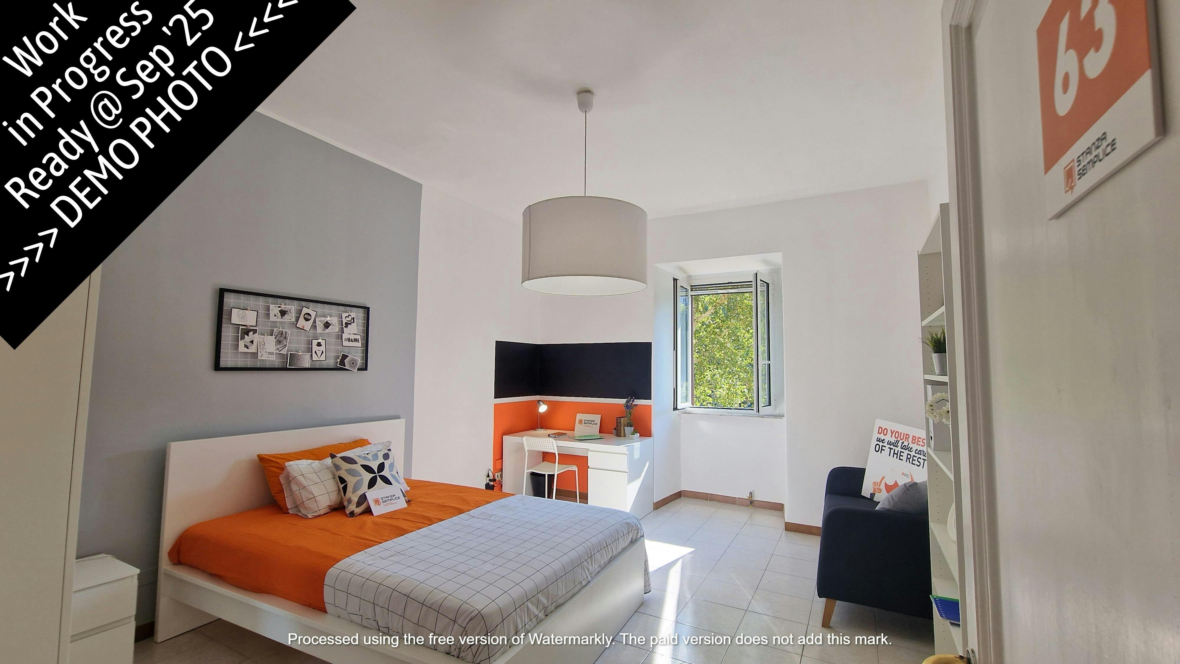 Single room Rome, 1 bed, 18m² — photo 1