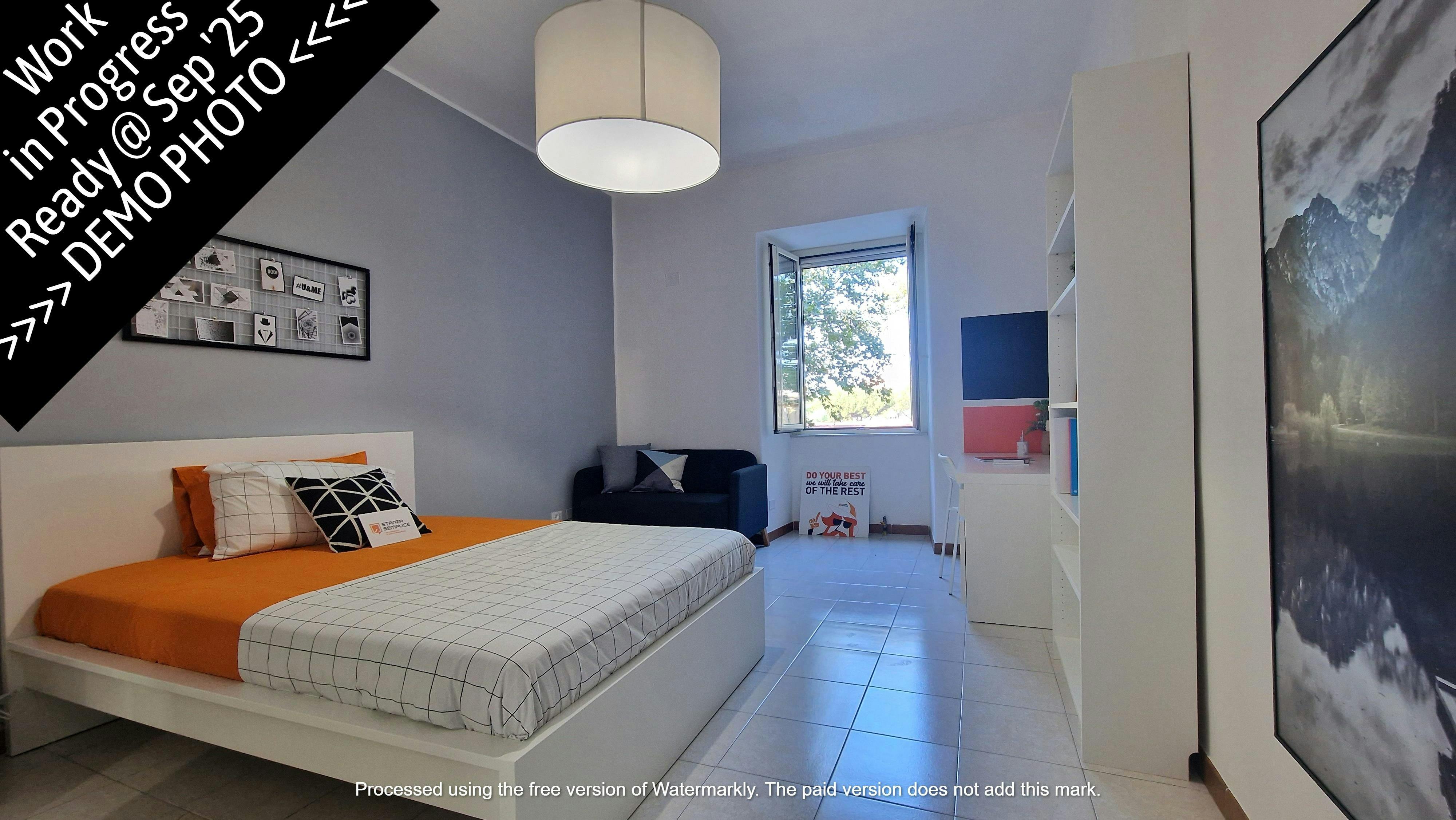 Single room Rome, 1 bed, 17m² — photo 3
