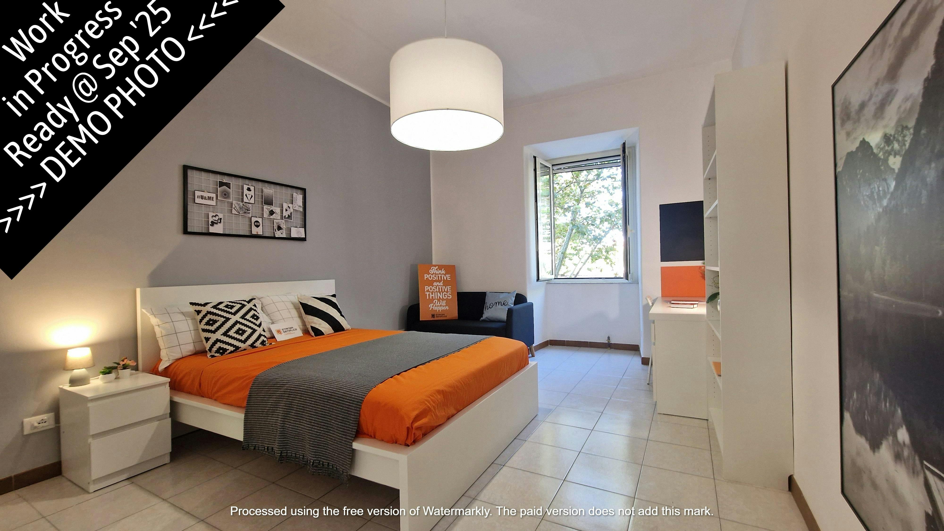 Single room Rome, 1 bed, 19m² — photo 9
