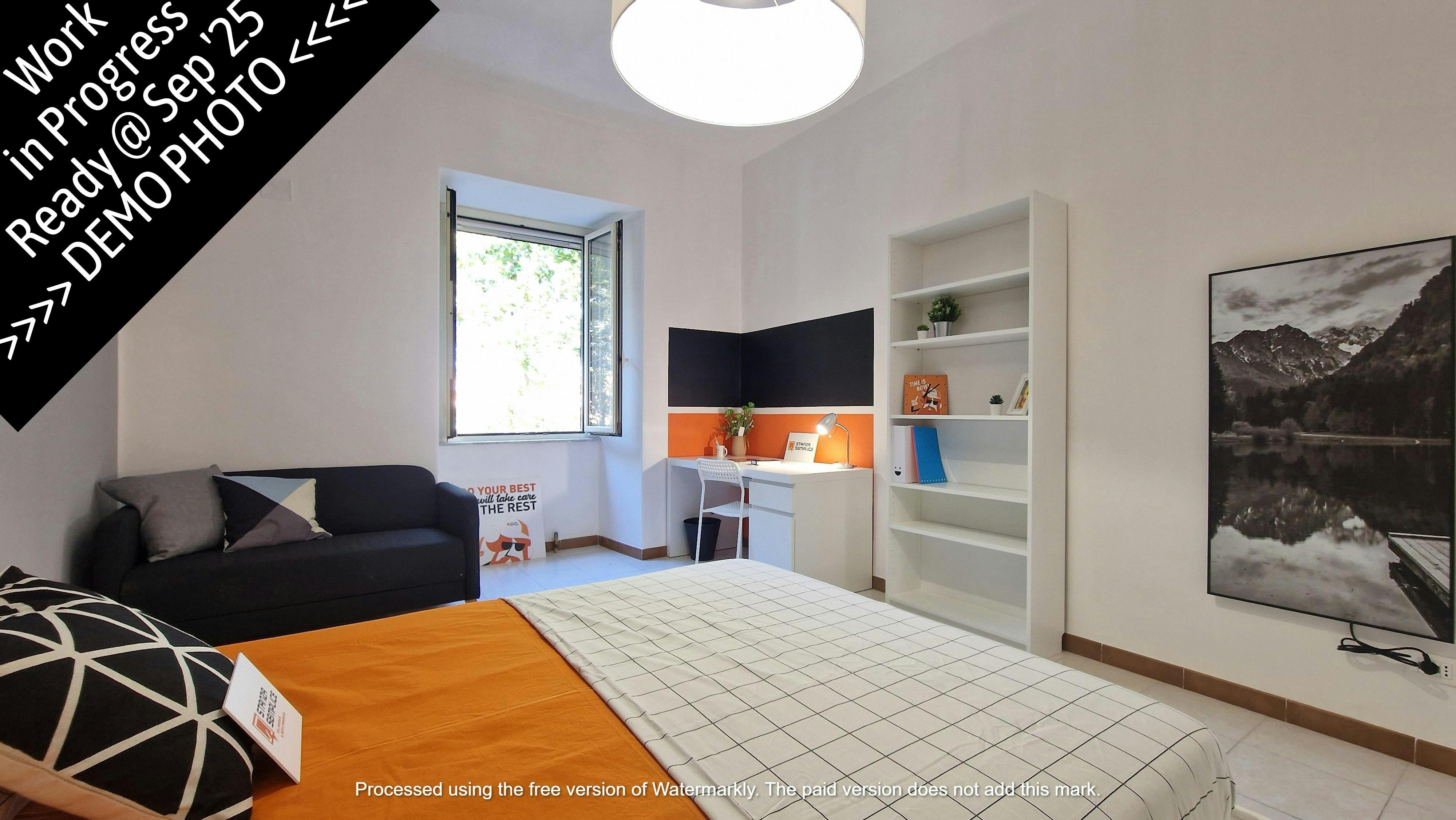 Single room Rome, 1 bed, 19m² — photo 5