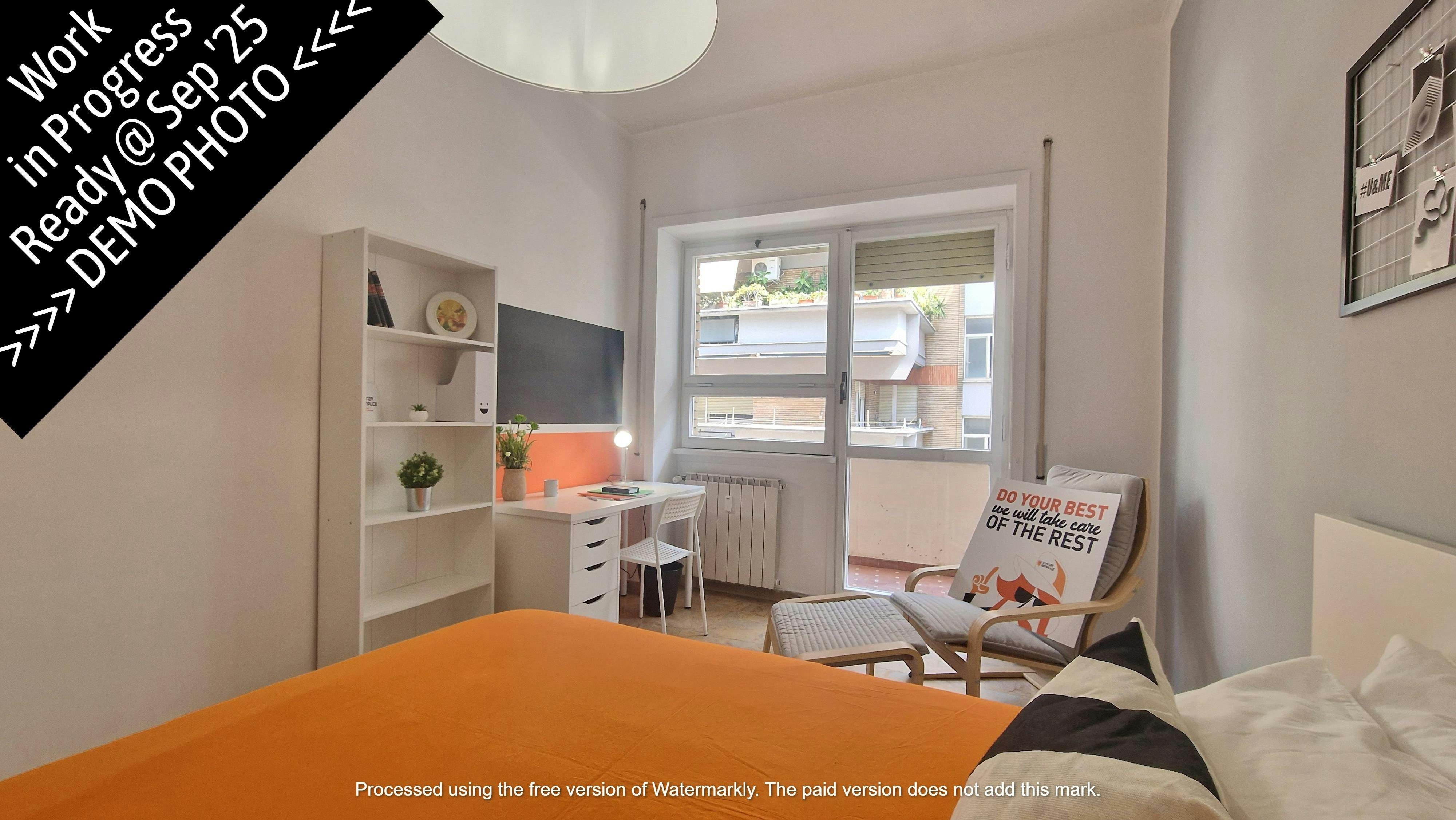 Single room Rome, 1 bed, 14m² — photo 2