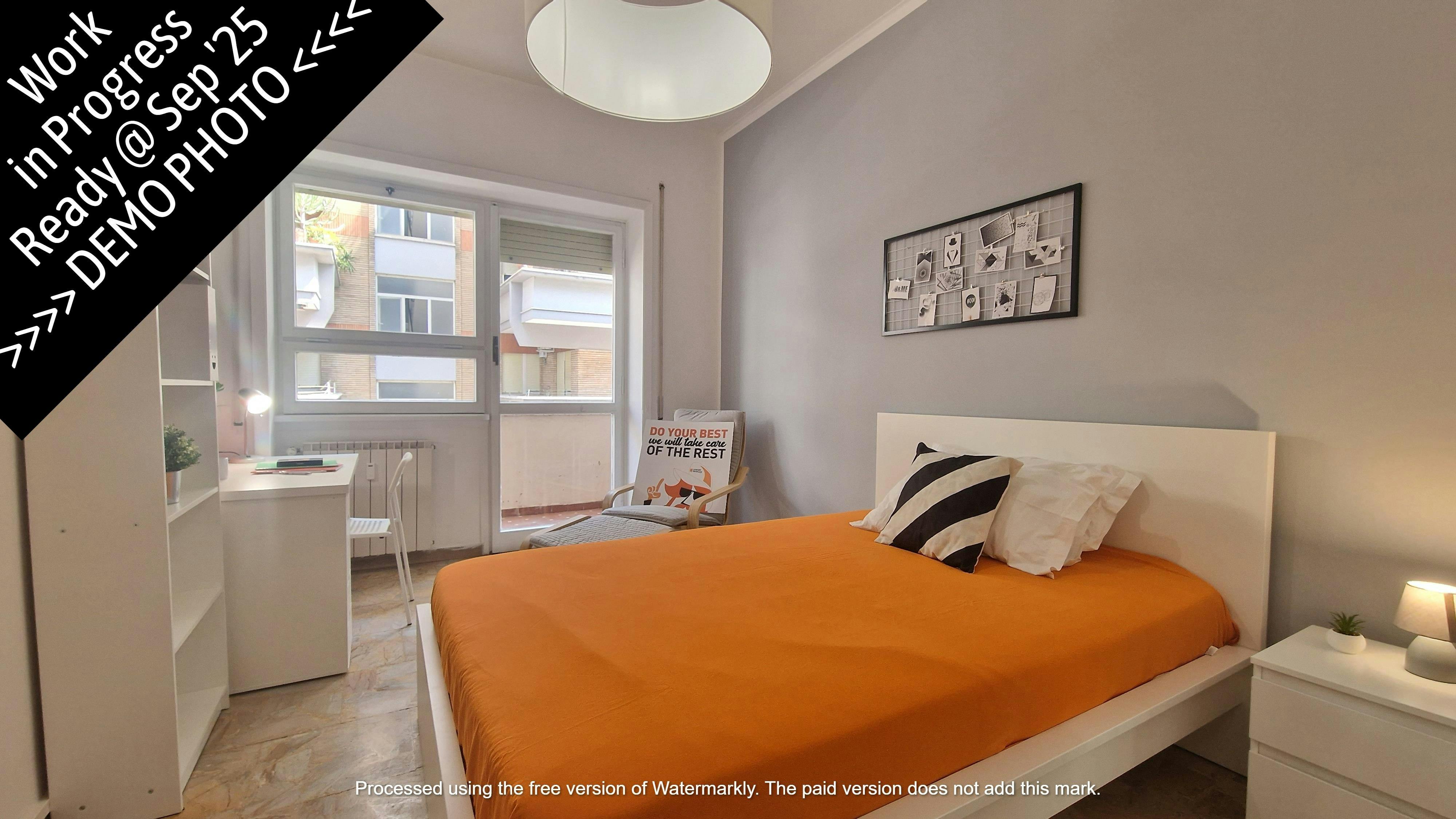 Single room Rome, 1 bed, 14m² — photo 3