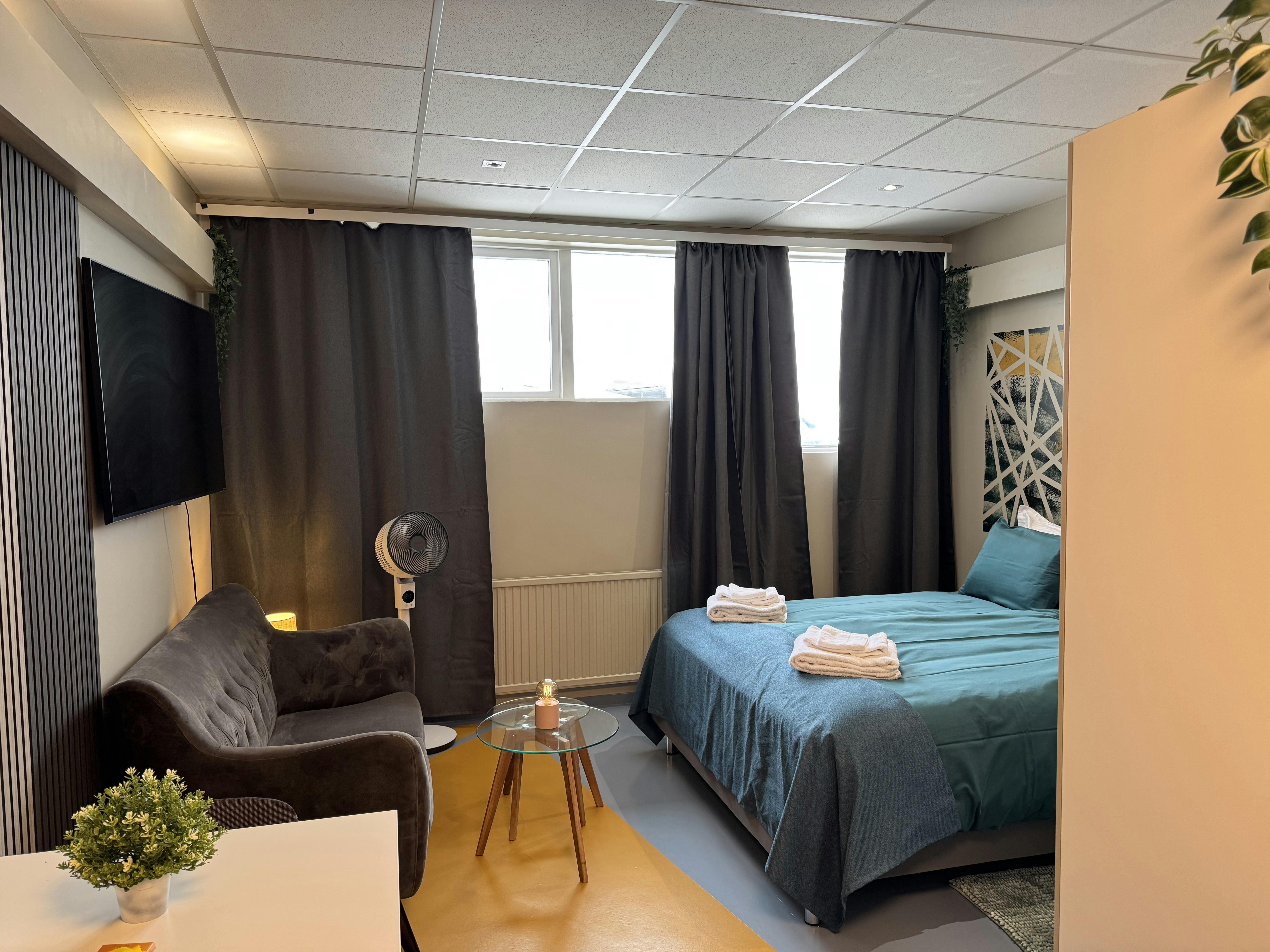 Studio for rent for ISK 311,777 per month in Hafnarfjarðarkaupstaður, Bæjarhraun