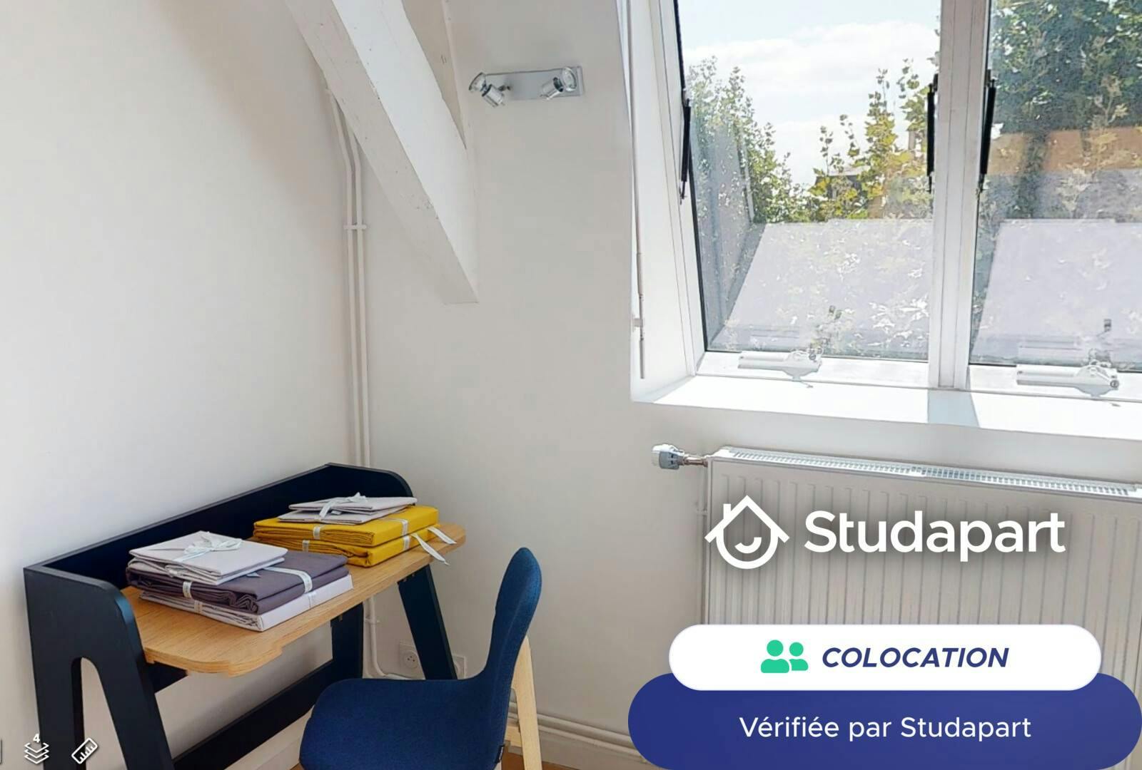 Private room for rent on Boulevard de la Prairie au Duc, Nantes - Vue 4