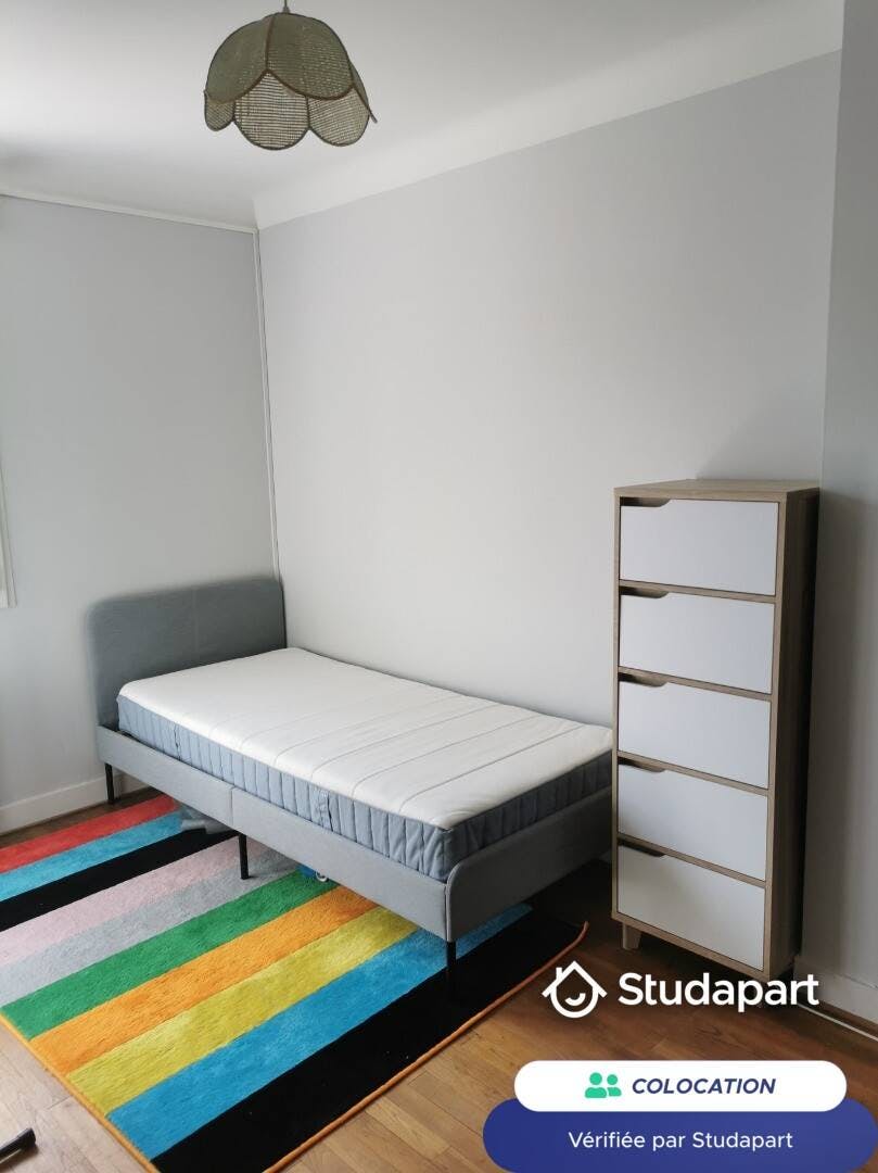 Private room for rent on Rue Stendhal, Nantes