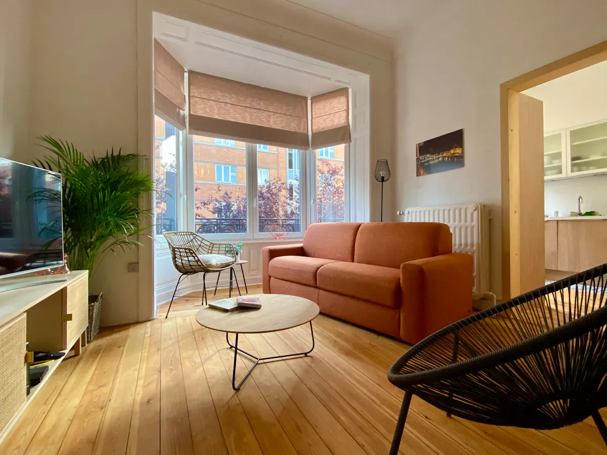 1-Bedroom Apartment in Avenue Reine Elisabeth, Liège ROOM