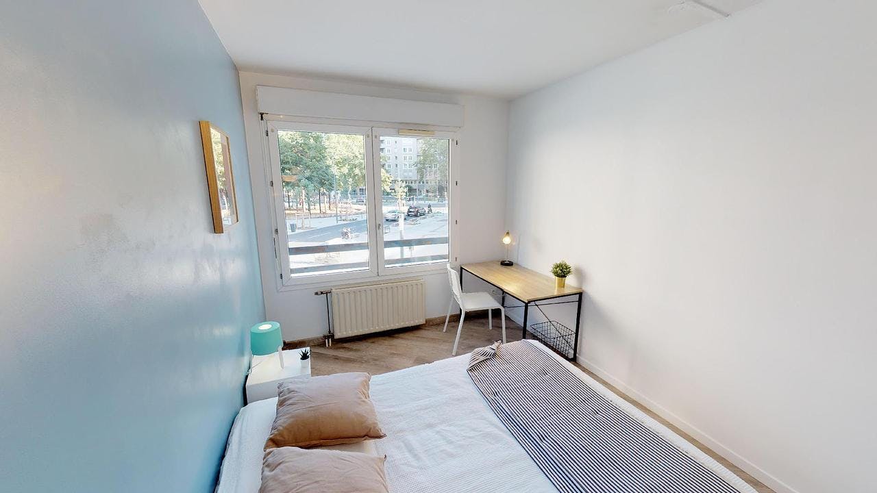 Single room Villeurbanne, 1 bed, 11m² — photo 2