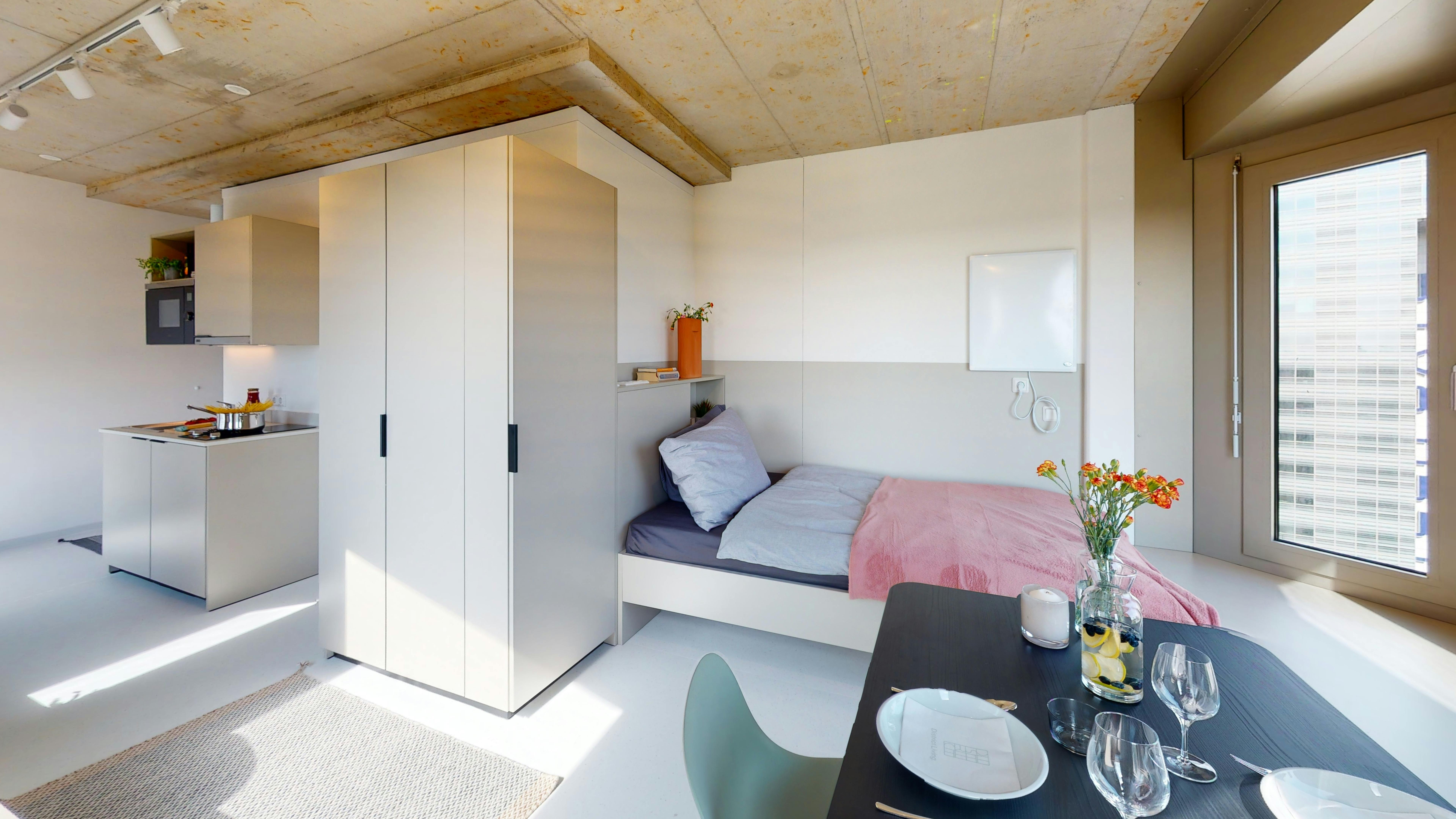 Studio for rent for €1,000 per month in Vienna, Donau-City-Straße