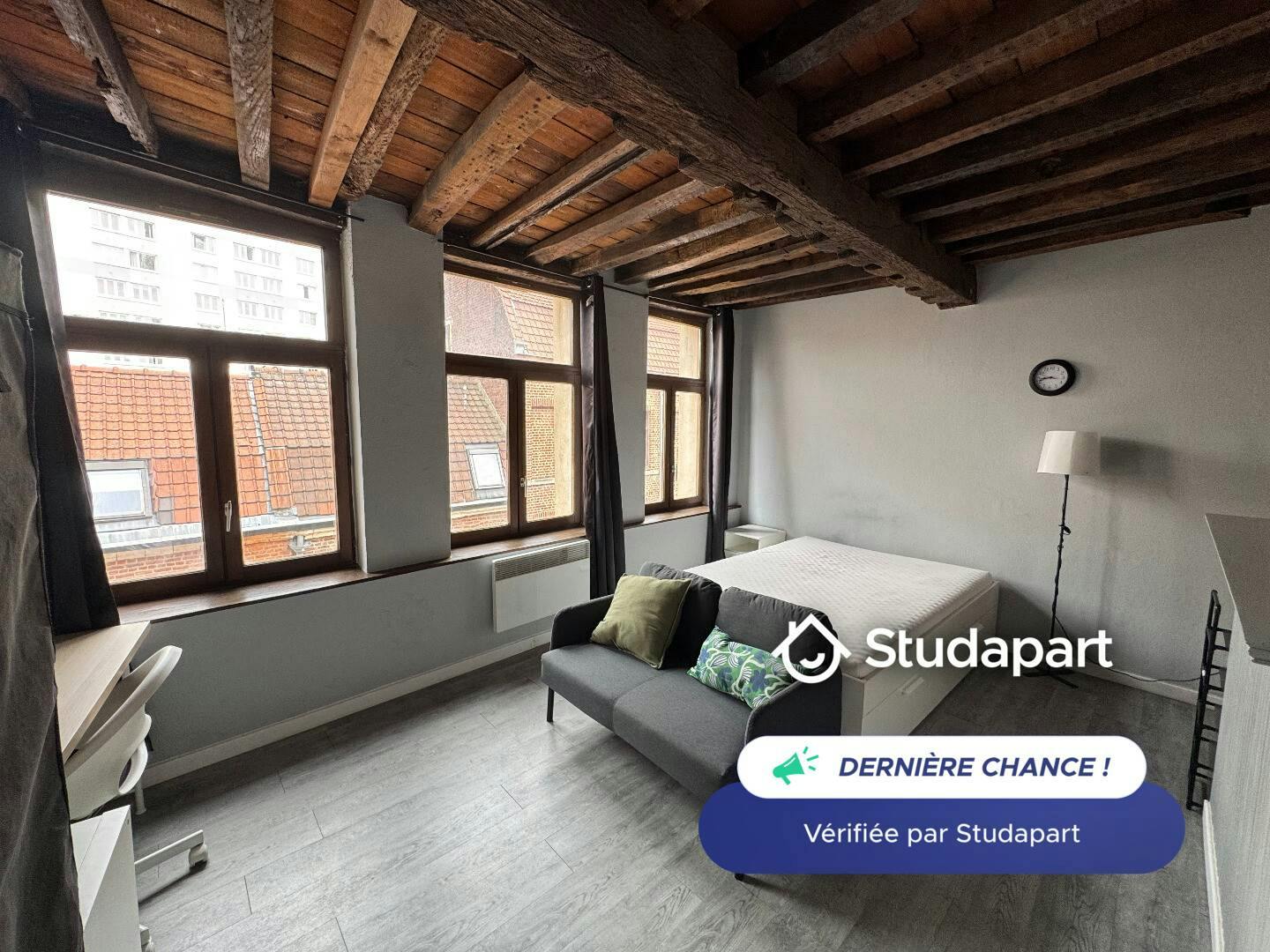 Apartamento para alugar por € 660 por mês em Lille, Rue des Brigittines