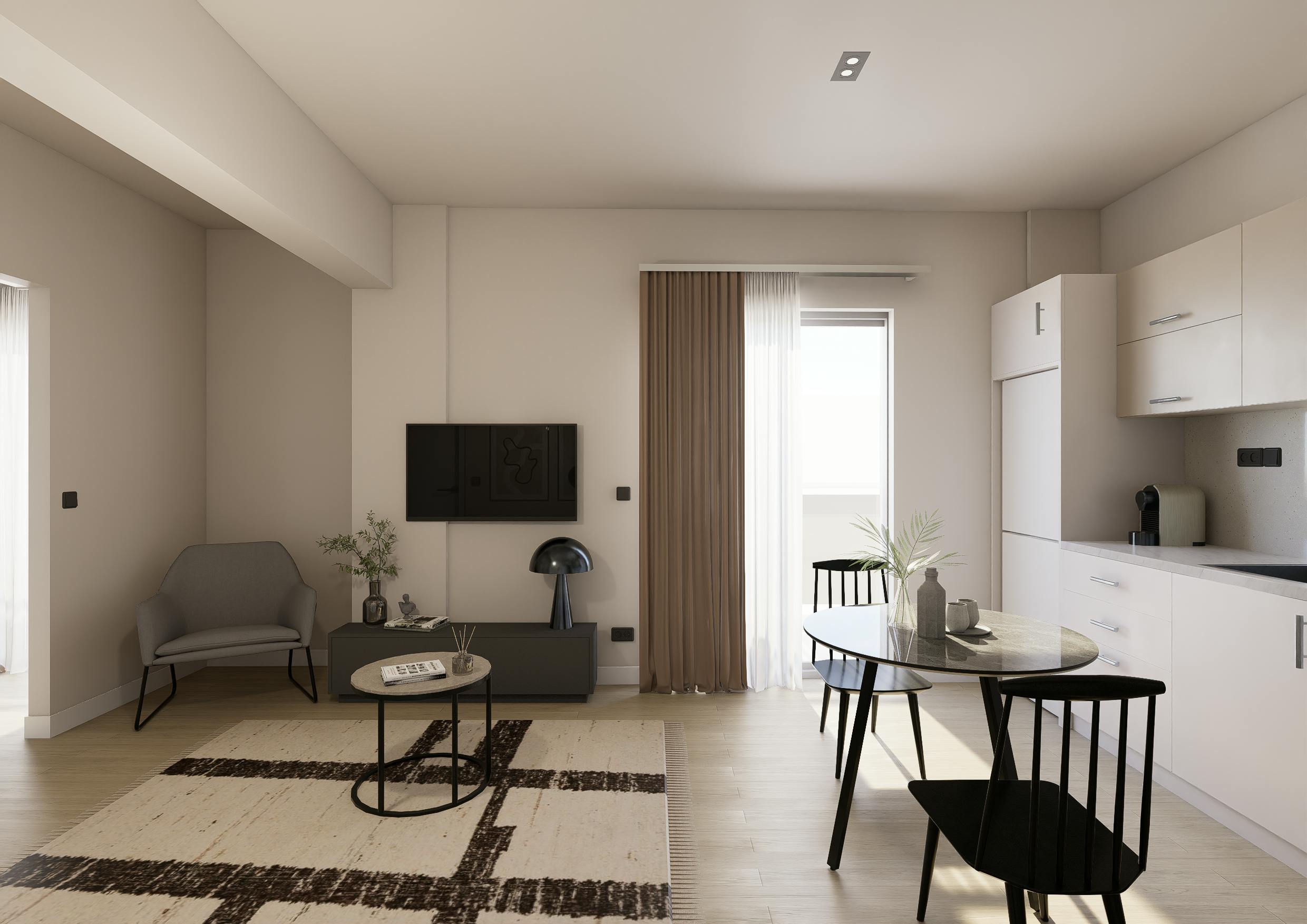 Apartment Zográfos, 1 bed — photo 1