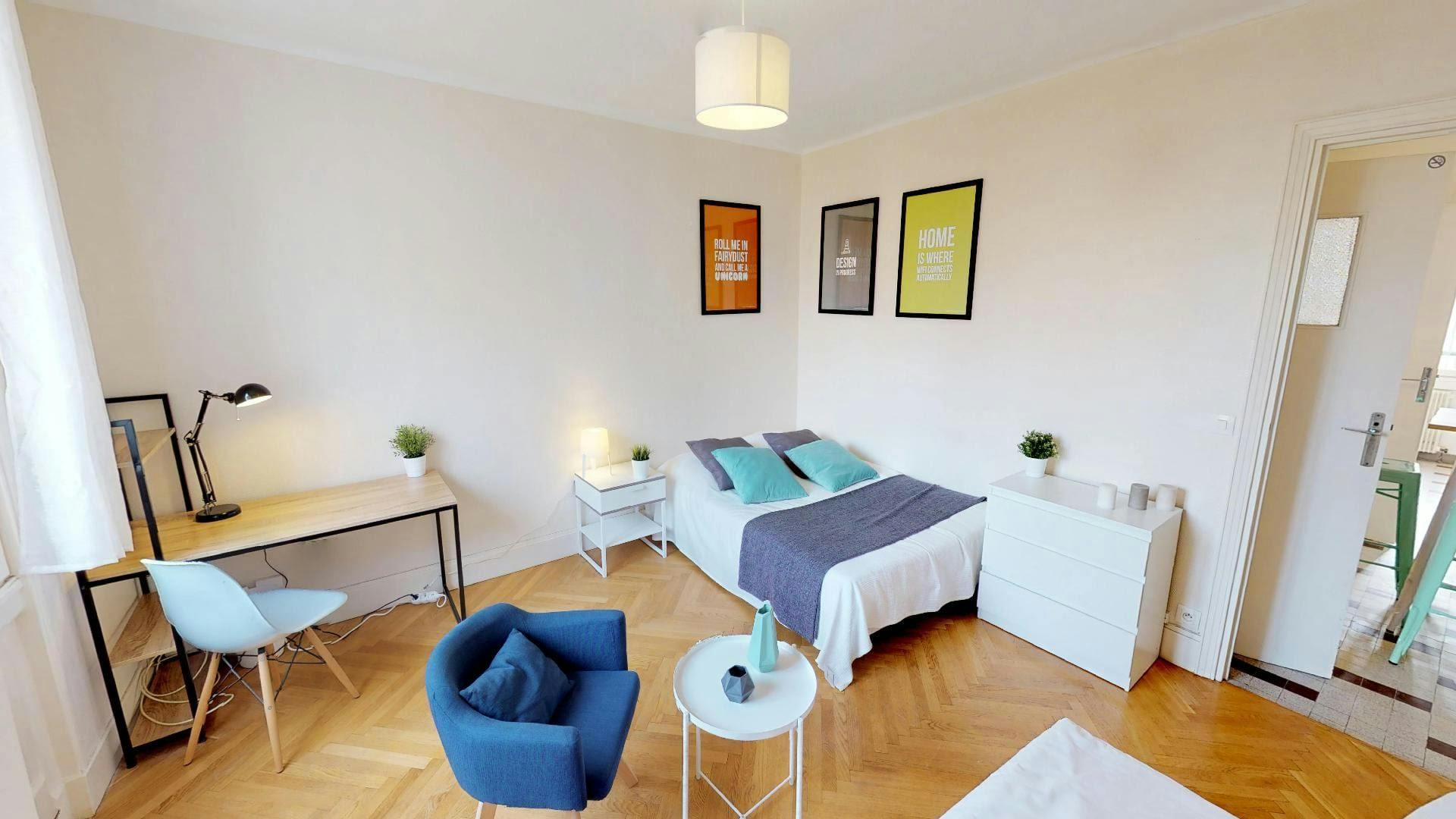 Single room Lyon, 1 bed, 15m² — photo 3
