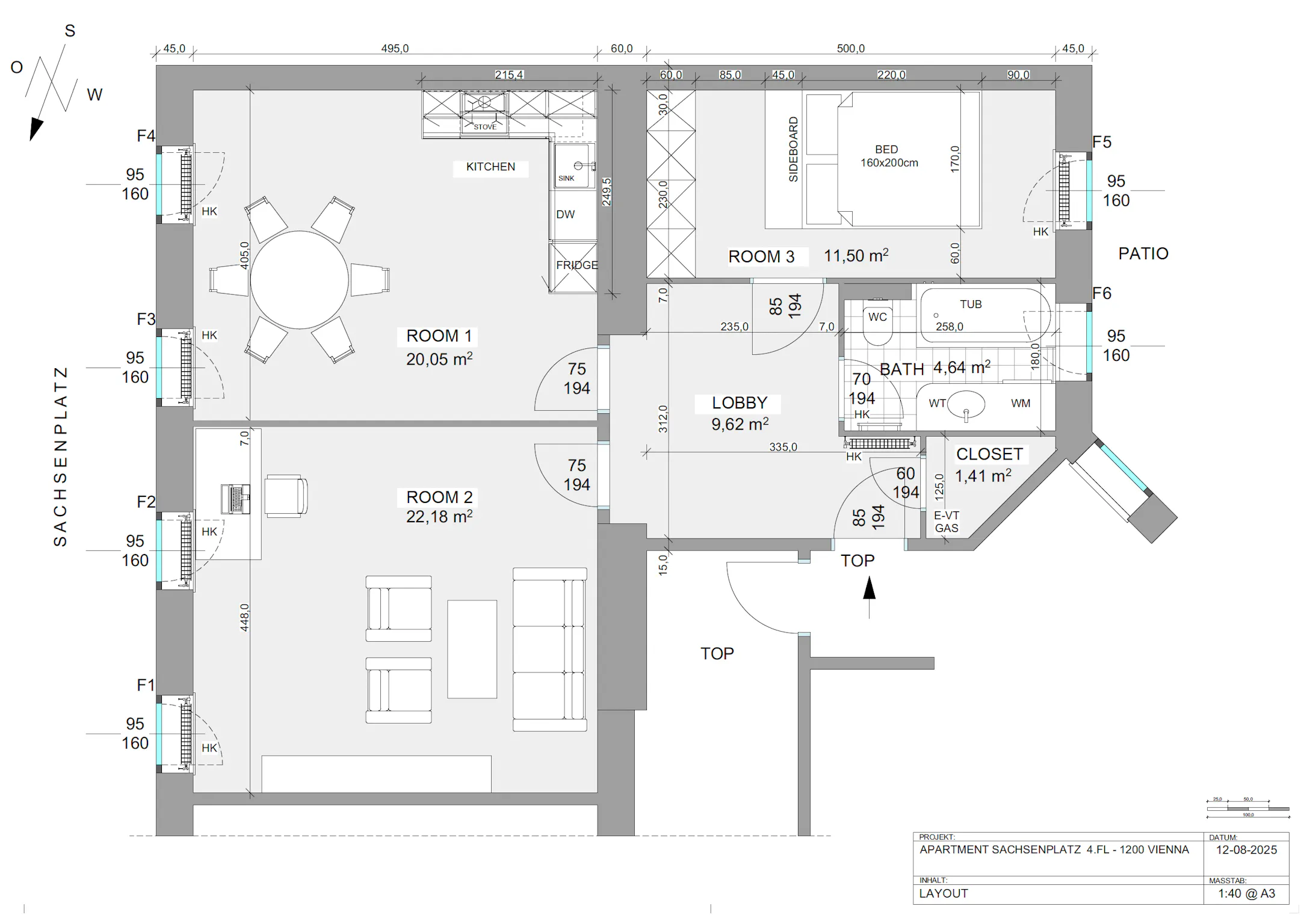 1-Bedroom Apartment in Sachsenplatz, Vienna (1647474) DOCUMENTATION 4