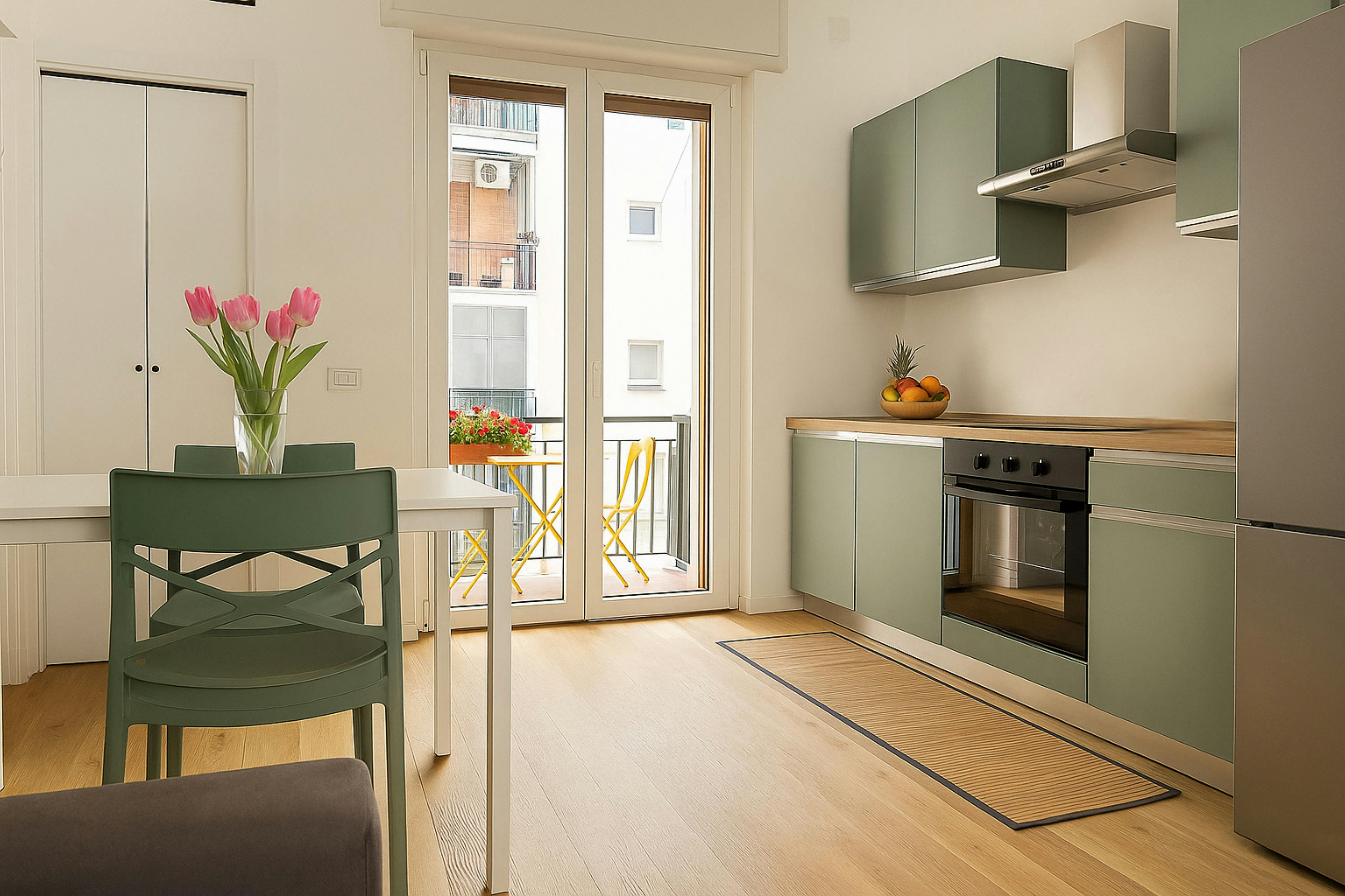 Studio for rent for €1,200 per month in Milan, Viale Giovanni da Cermenate