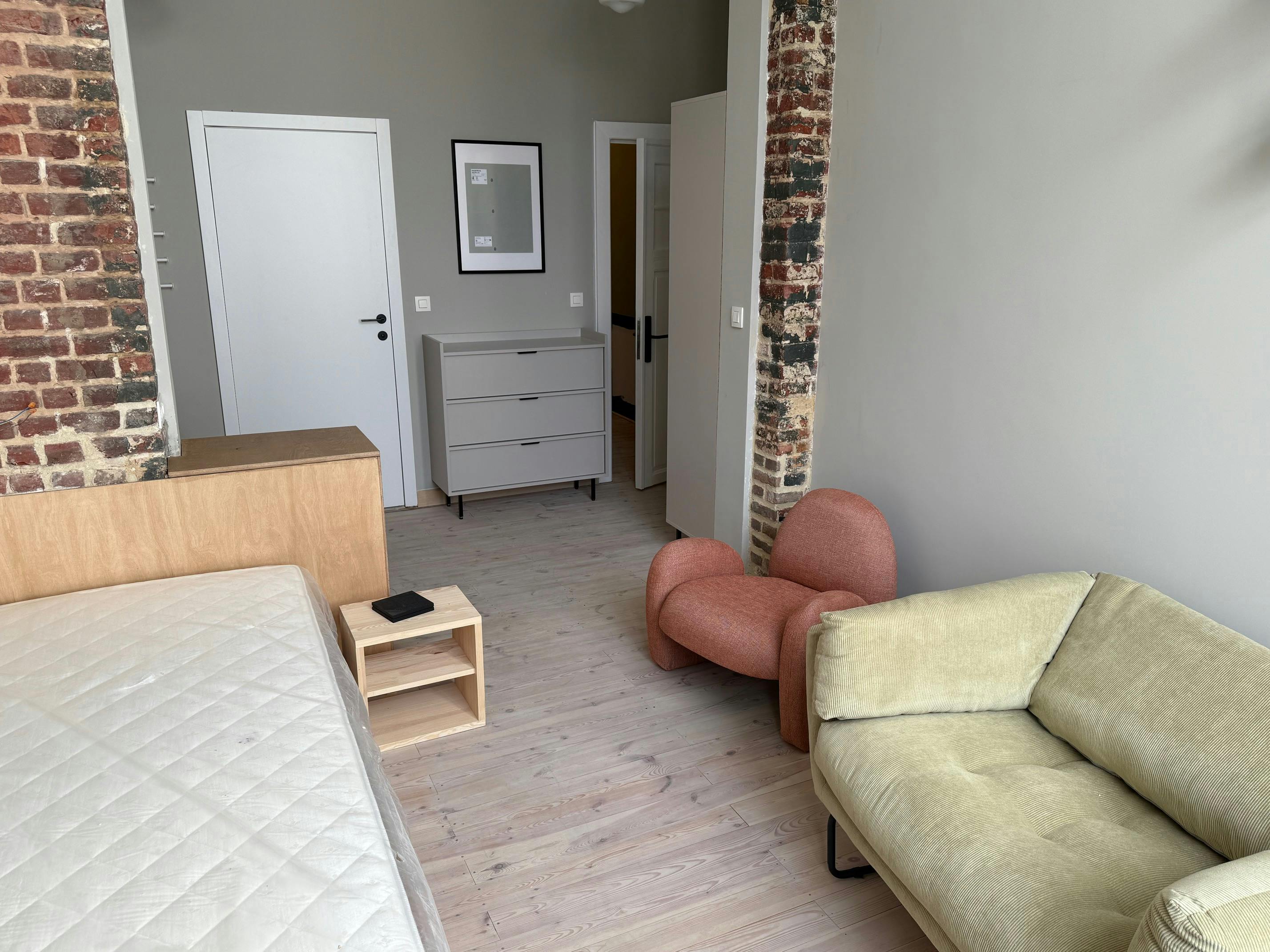 Single room Brussels, 1 bed, 26.1m² — photo 2