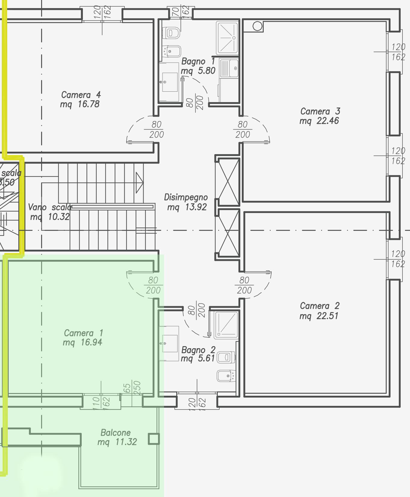 Single room Bologna, 1 bed, 15m² — photo 2
