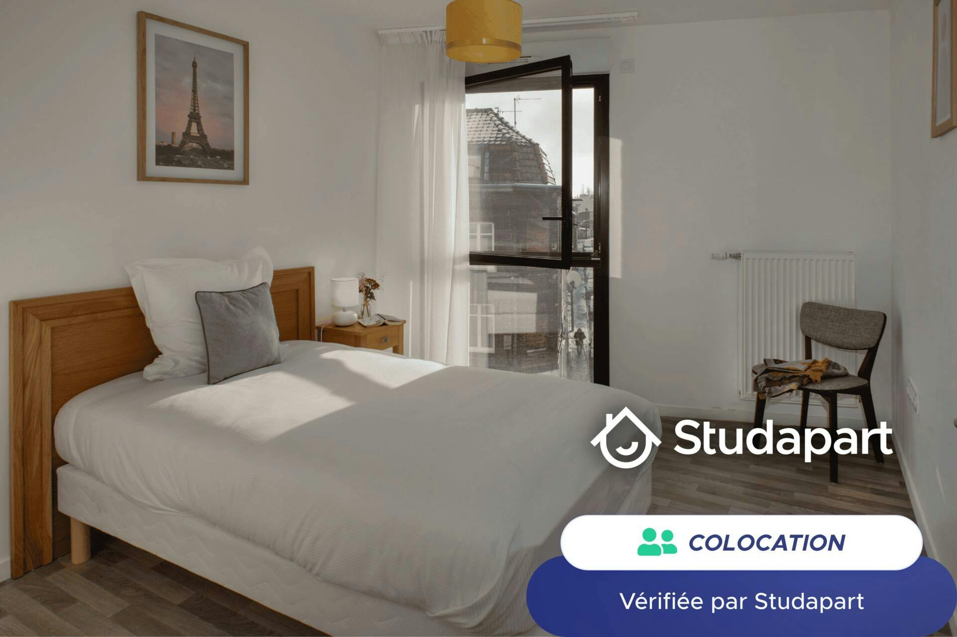 Private room for rent on Rue Adèle Duriez, Lille - Vue 4