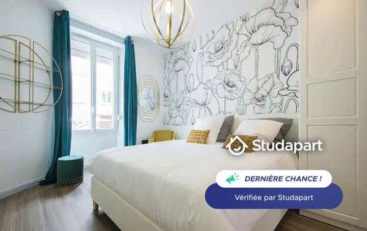 公寓 正在以 €750 的月租出租，其位于 Rennes, Rue de Châtillon