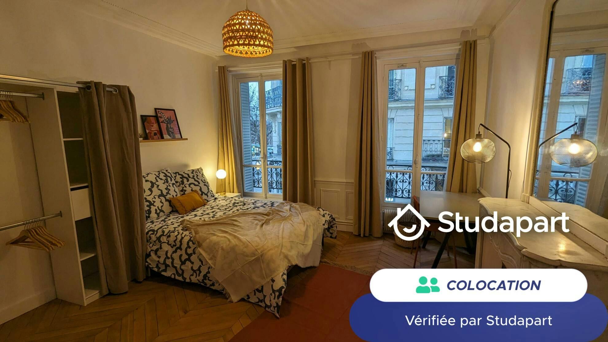 Private room for rent on Rue Edmond Guillout, Paris - Vue 3