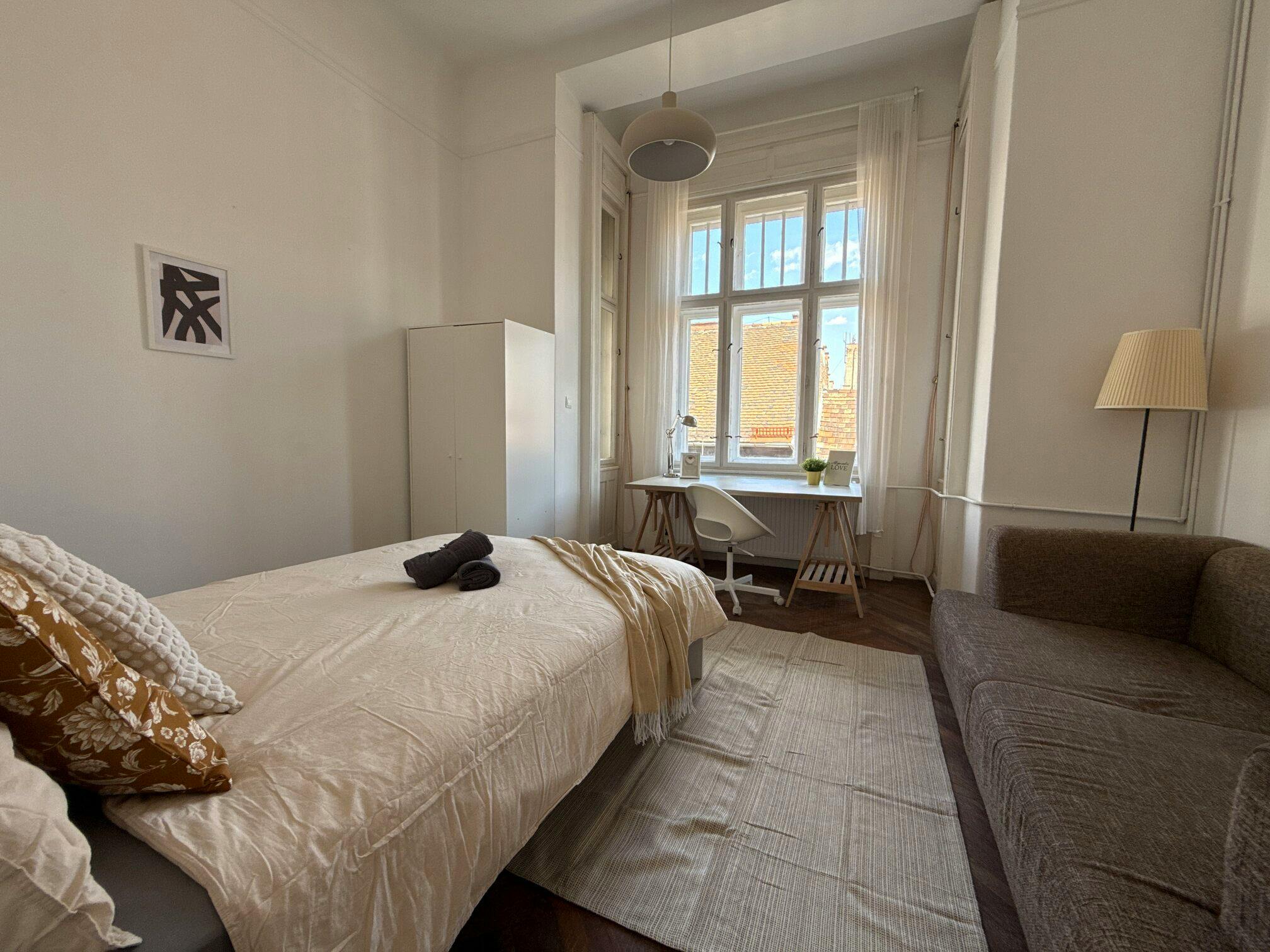 Single room Budapest, 1 bed, 15m² — photo 1