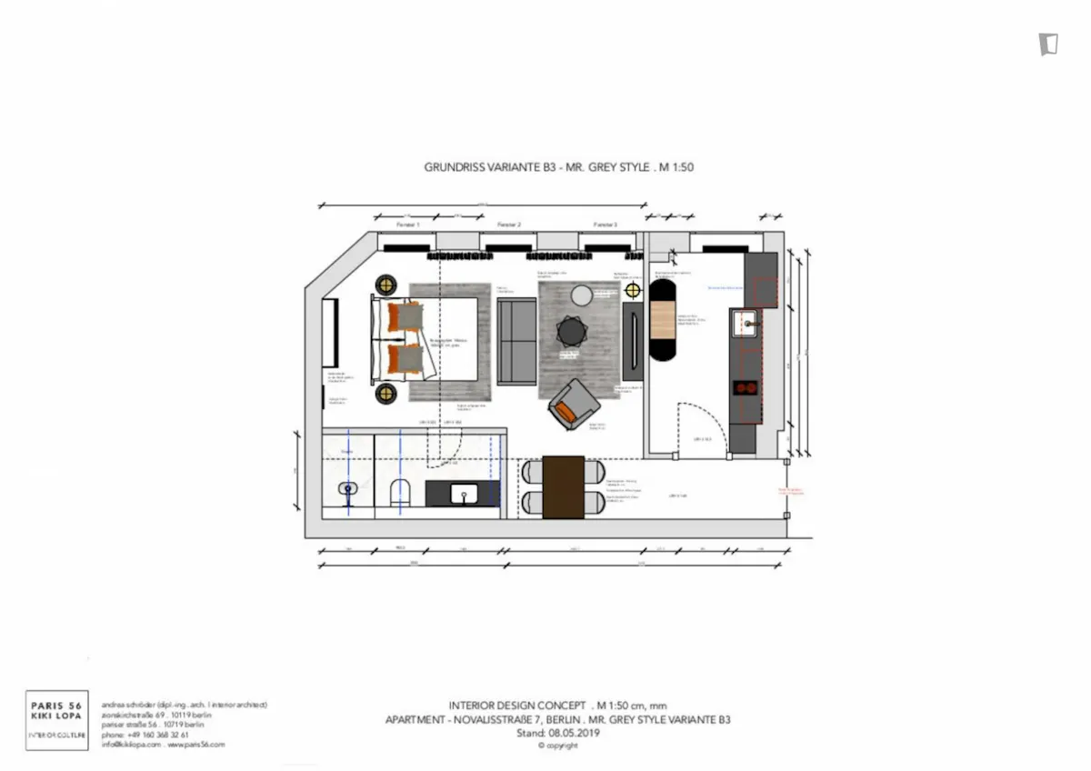 Apartment in Novalisstraße, Berlin (1652431) DOCUMENTATION