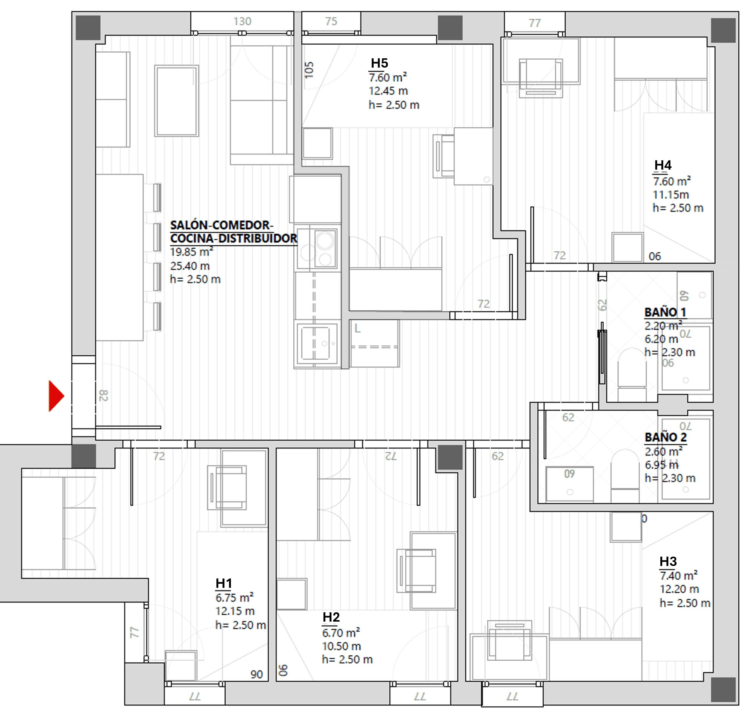 Single room Madrid, 1 bed — photo 10