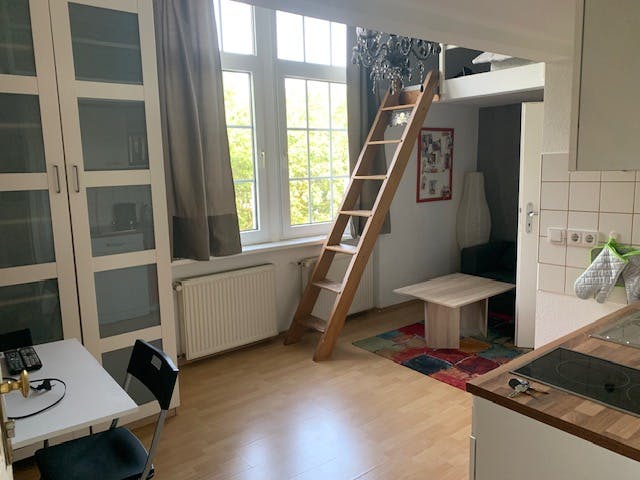 Studio for rent for €895 per month in Frankfurt am Main, Habsburgerallee