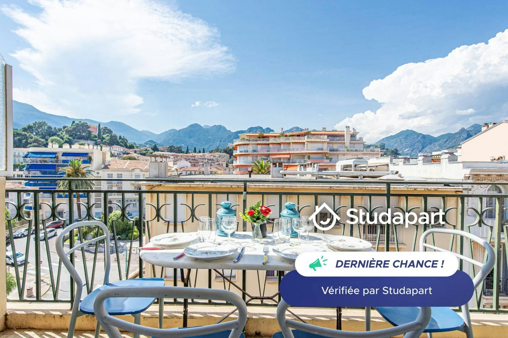 Квартира за оренду для 936 EUR на місяць у Roquebrune-Cap-Martin, Avenue Victor Hugo