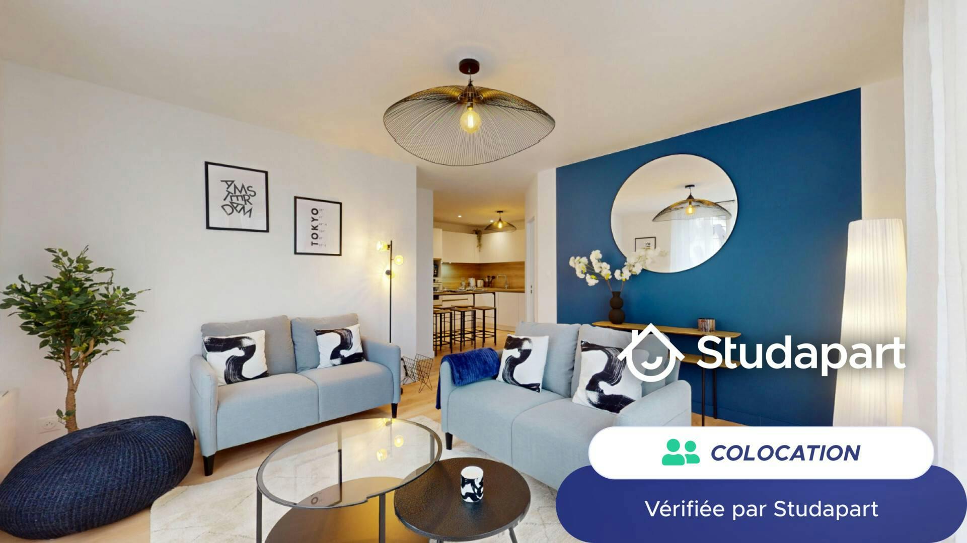 Chambre privée à louer pour 460 €/mois à Lorient, Rue de la Patrie