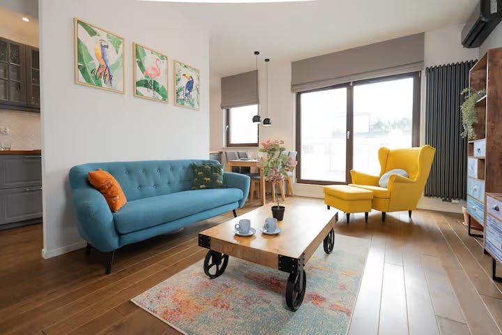 Квартира сдается в аренду за 7 171 PLN в месяц в Warsaw, Sarmacka