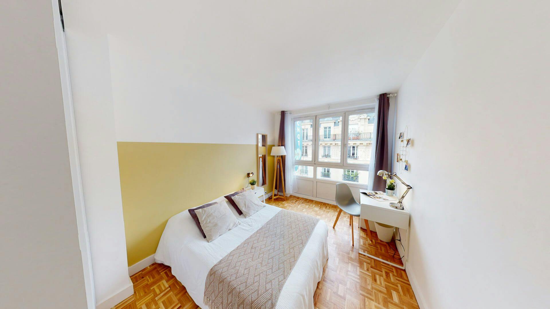 Single room Paris, 1 bed, 11m² — photo 1